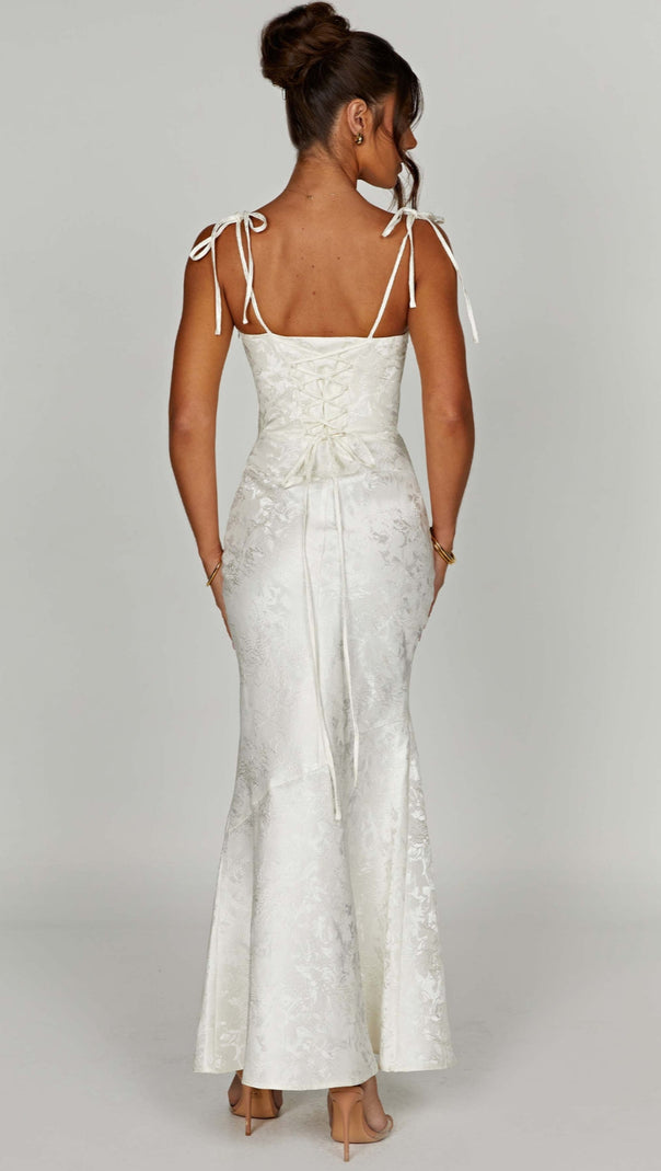 AIIZIE WHITNEY MAXI DRESS - IVORY - product image