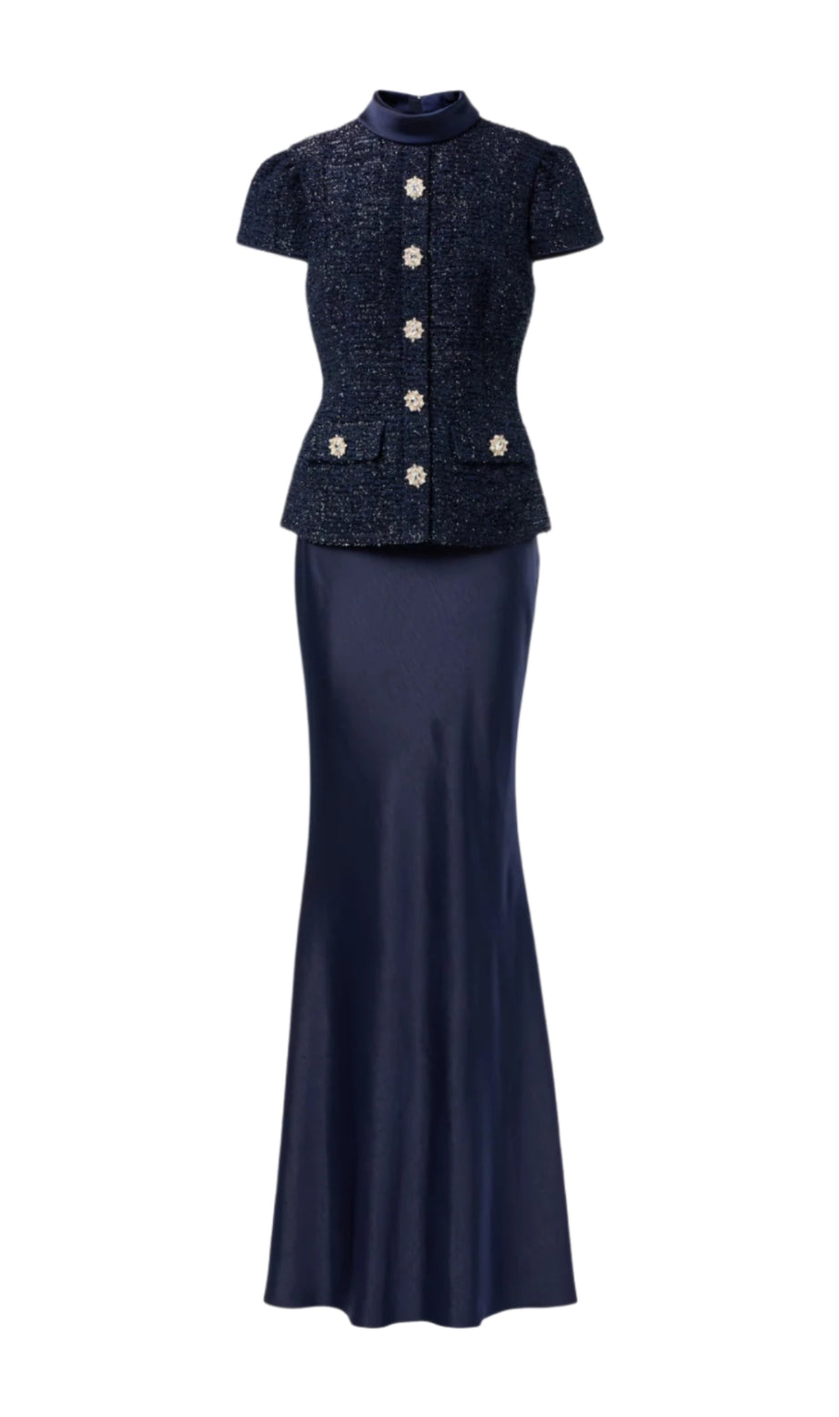 Munoz Metallic Tweed Two Piece Set