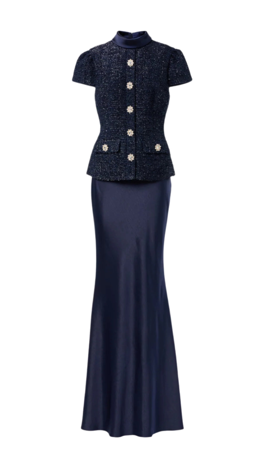 MUNOZ METALLIC TWEED TWO PIECE SET