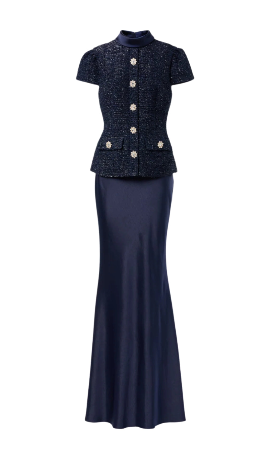 MUNOZ METALLIC TWEED TWO PIECE SET