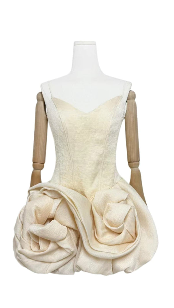 AIIZIE DOREEN 3D FLOWER BUD MINI DRESS - product image