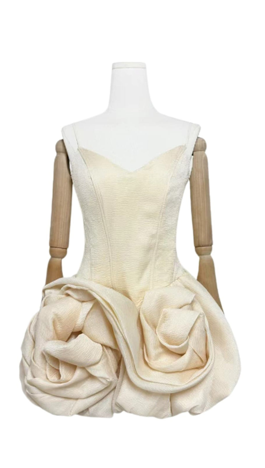 DOREEN 3D FLOWER BUD MINI DRESS