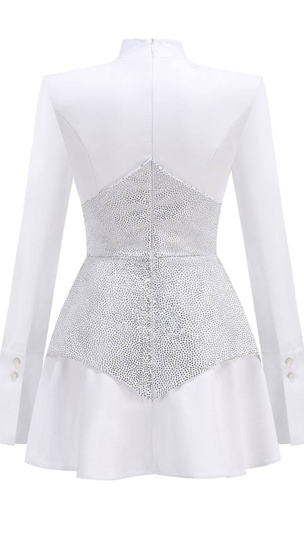 AIIZIE CRYSTAL EMBELLISHED SHAPER A-LINE DRESS - product image