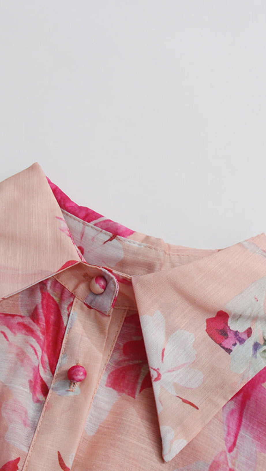 SET CAMICIA E SHORTS CON STAMPA FLOREALE JENNY ARANCIONE