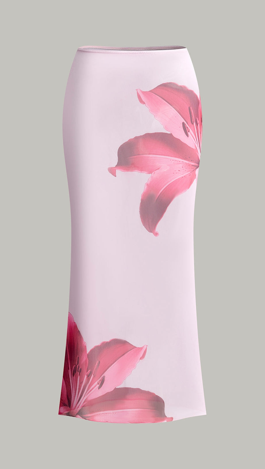 FLORAL PRINTED BIKINI BANDEAU AND CHIC PAREO SKIRT