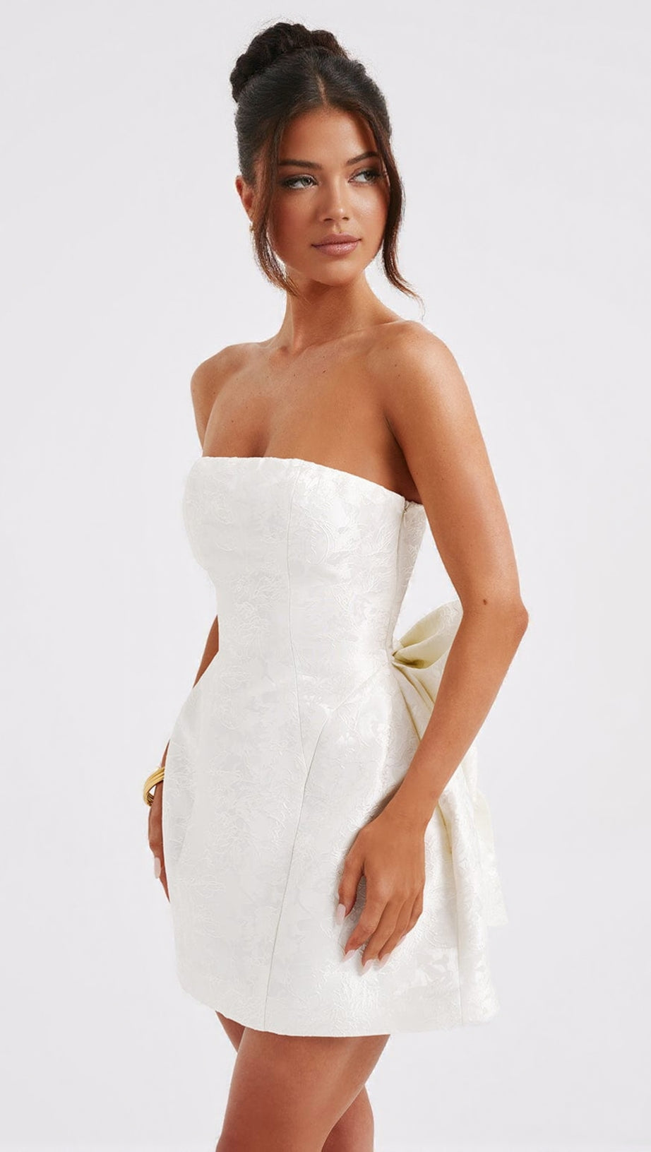 ELENORA MINI DRESS - IVORY