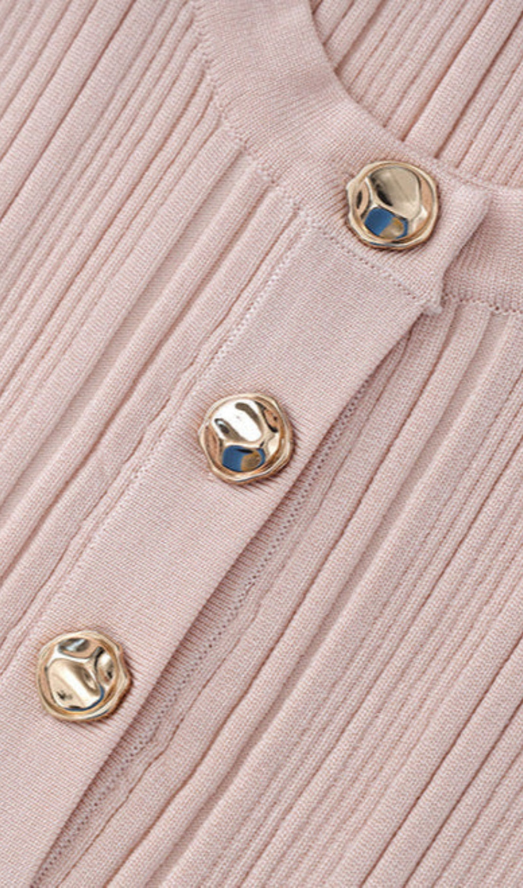 AIIZIE EARTHA SLEEVELESS KNITTED DRESS TOP SKIRT SET IN APRICOT - product image