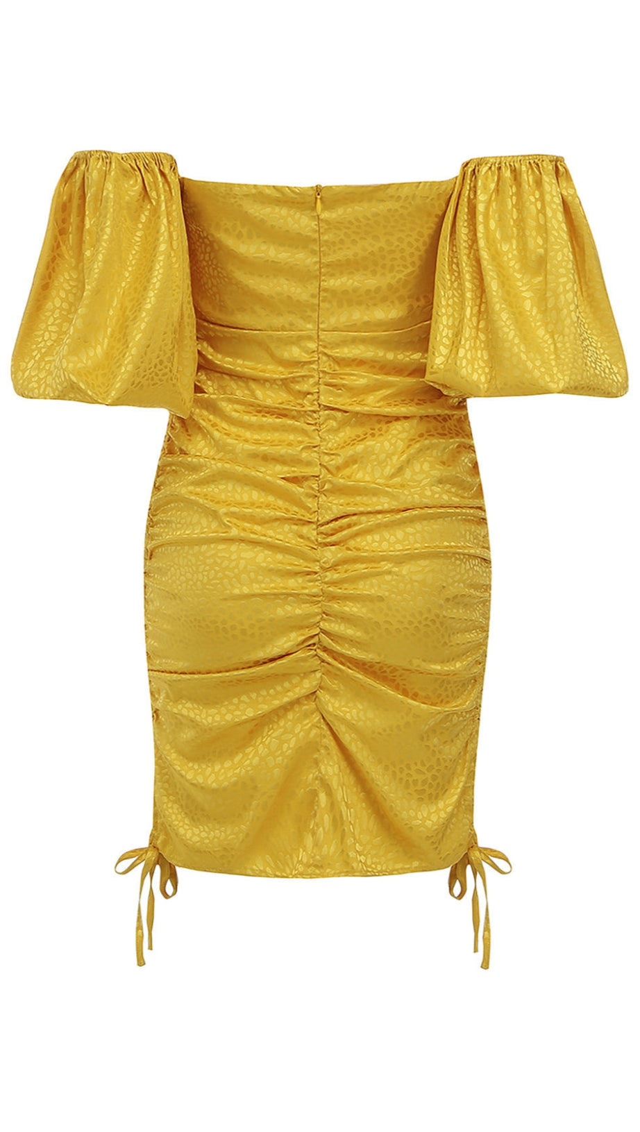 ABITO BIANCO CON SPALLE SCOPERTE E APERTURA A CHIAVE