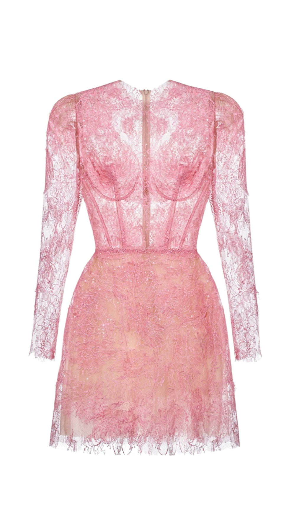 FLORAL AND RAMAGE EMBROIDERY MIDI DRESS