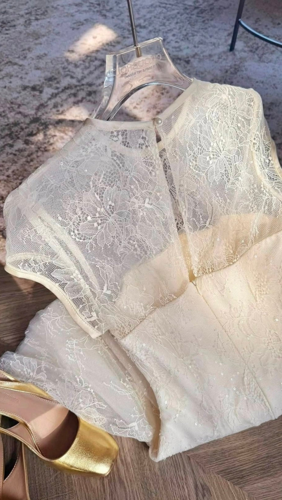 SARAH LACE MINI DRESS