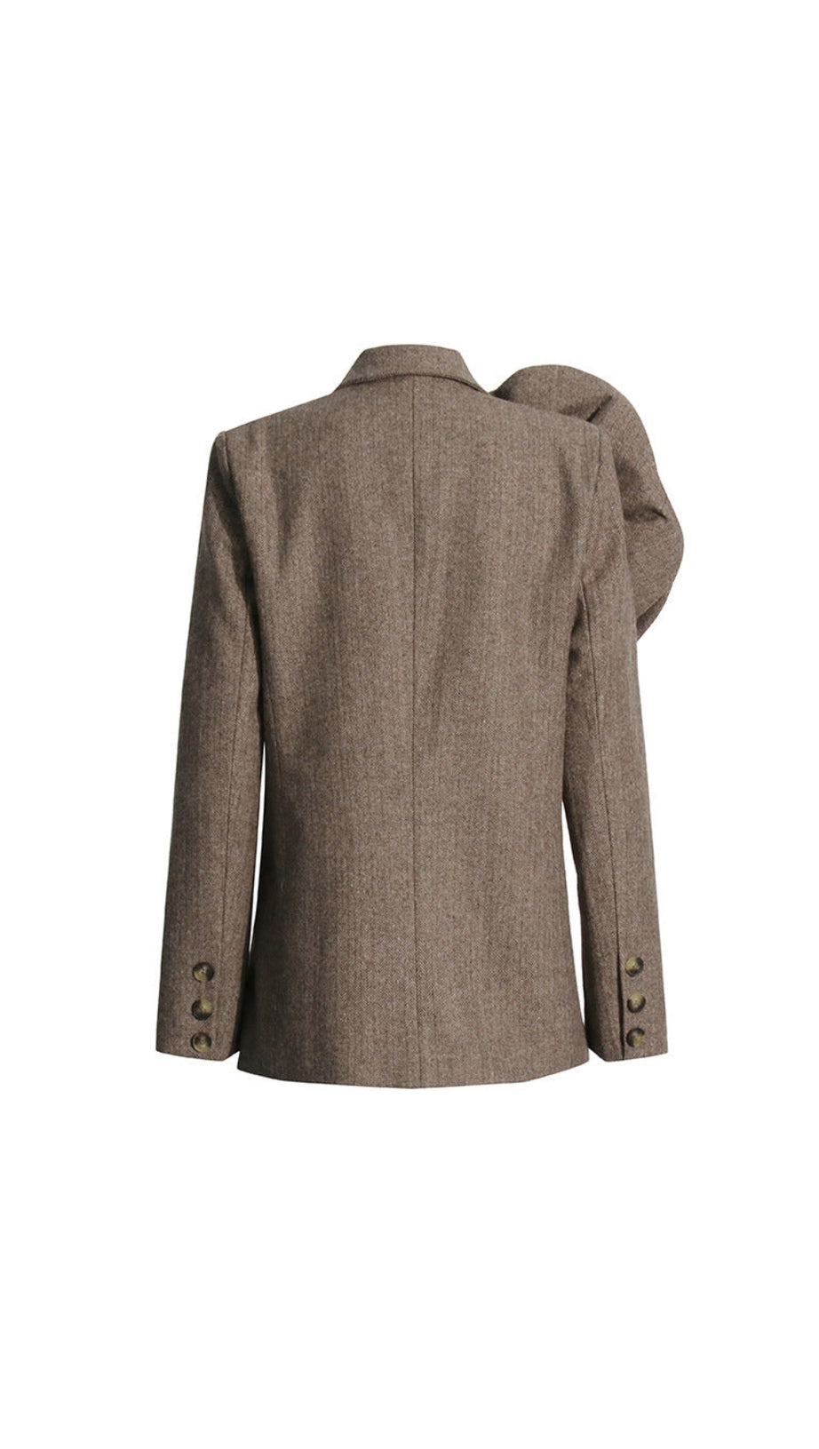 SADA FLOWER BLAZER - BROWN