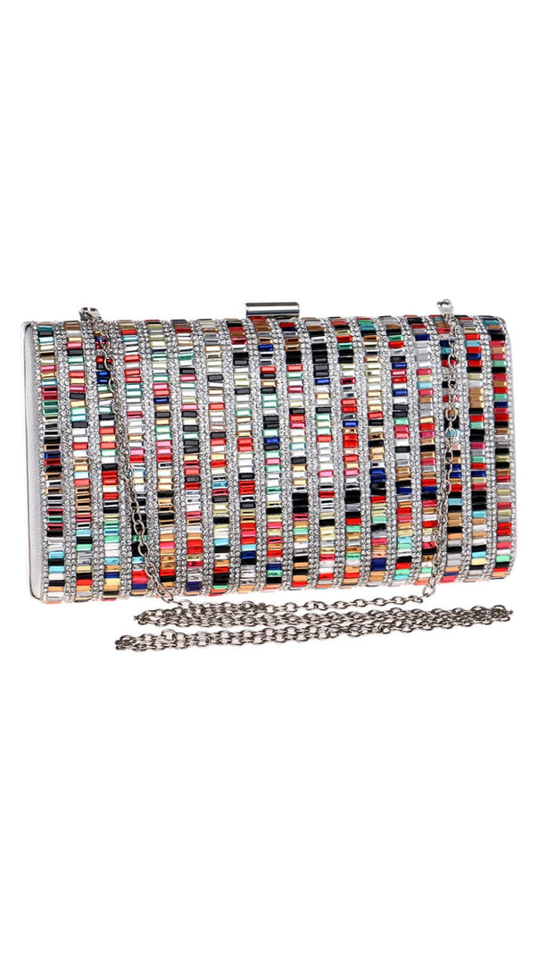 AIIZIE COLORFUL BEADING PROM HANDBAG - product image