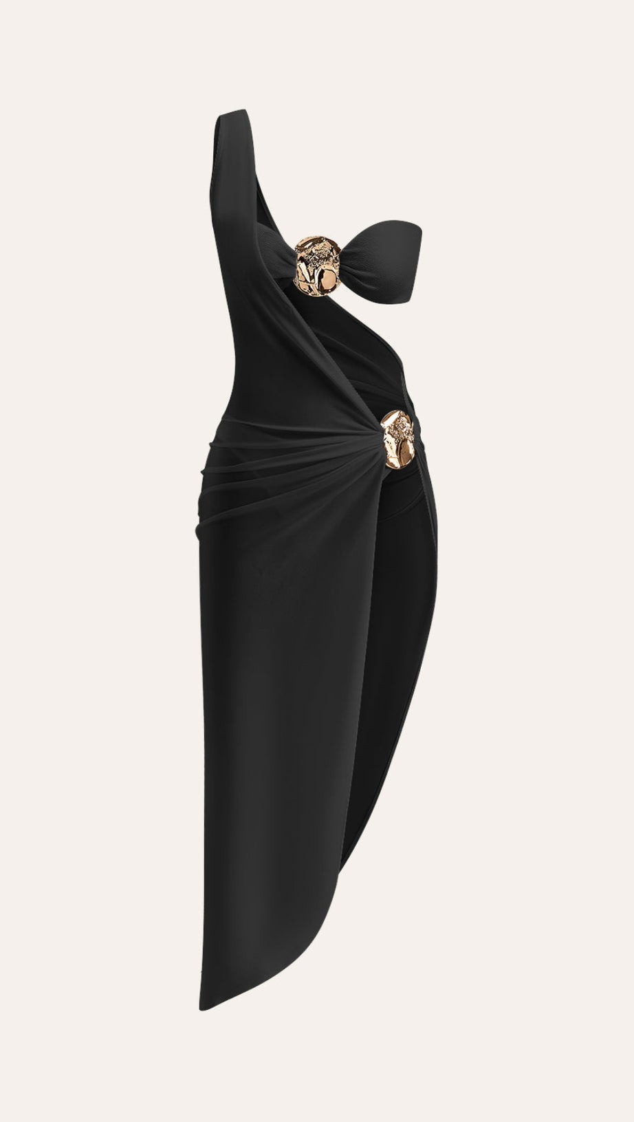 GOLD BIKINI SET AND STYLISH PAREO