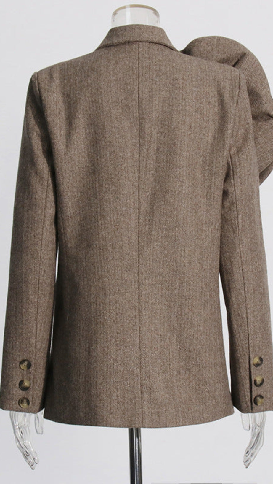 SADA FLOWER BLAZER - BROWN