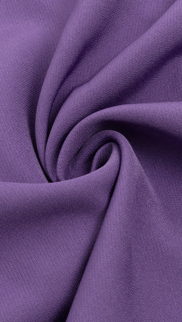 AIIZIE ONE SHOULDER SLIT MIDI DRESS IN PURPLE - product image