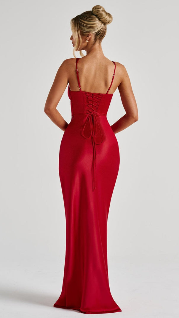 AIIZIE SHAE MAXI DRESS - RED - product image