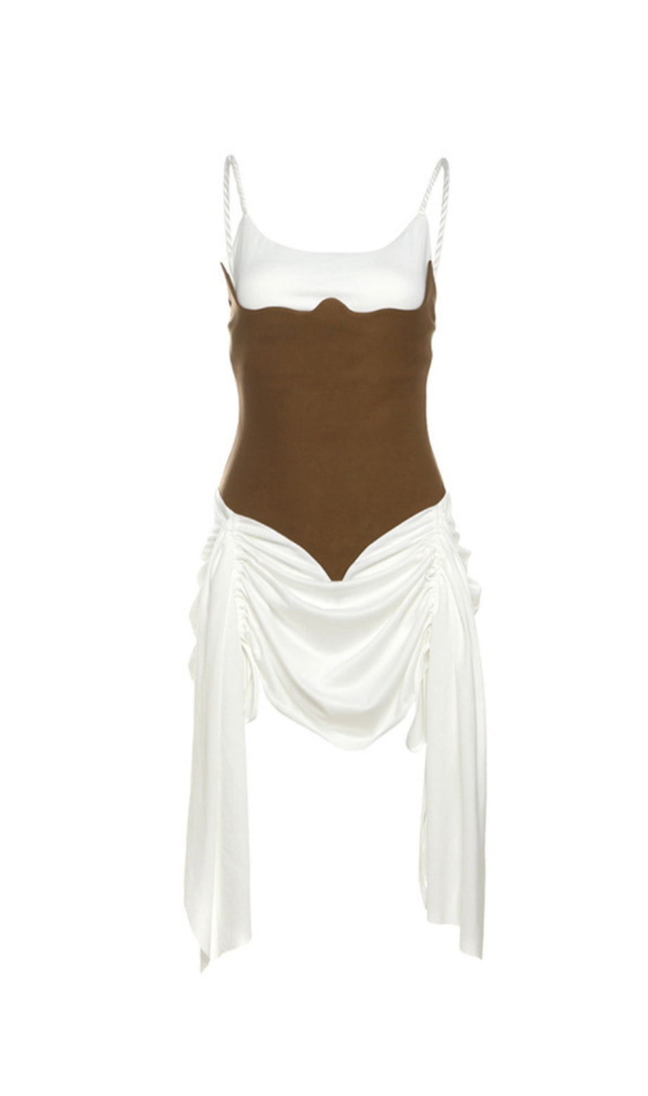eunice Ruch Spaghetti Mini Dress