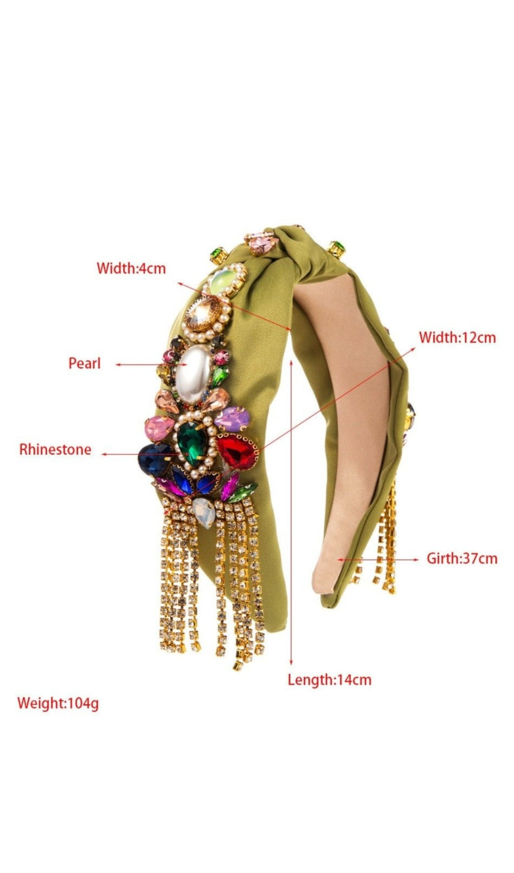 AIIZIE HULDA BROQUE HEADBAND - product image