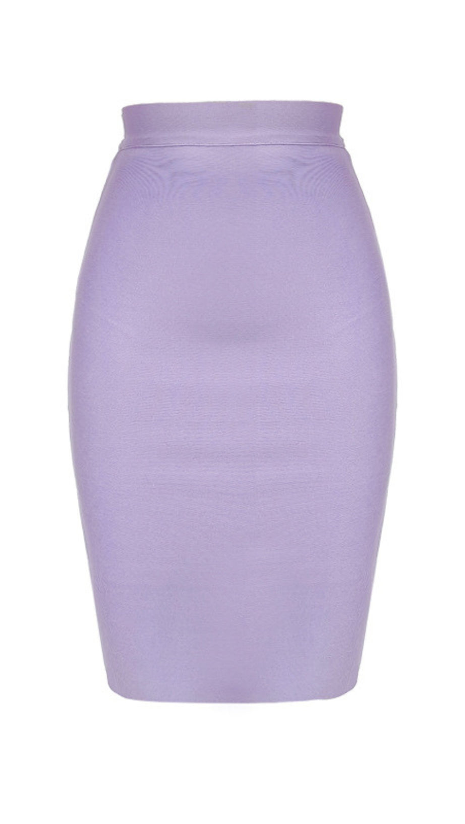 ARO LILA GESTRICKTER MIDIROCK
