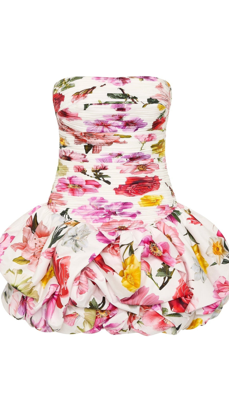 VIOLETTE BUBBLE HEM MINI DRESS