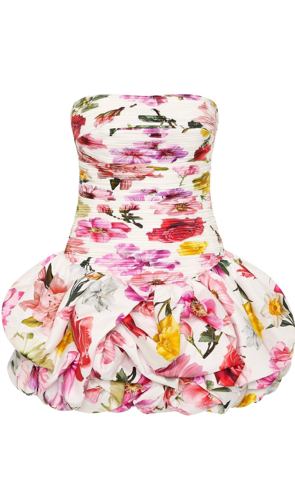 VIOLETTE BUBBLE HEM MINI DRESS