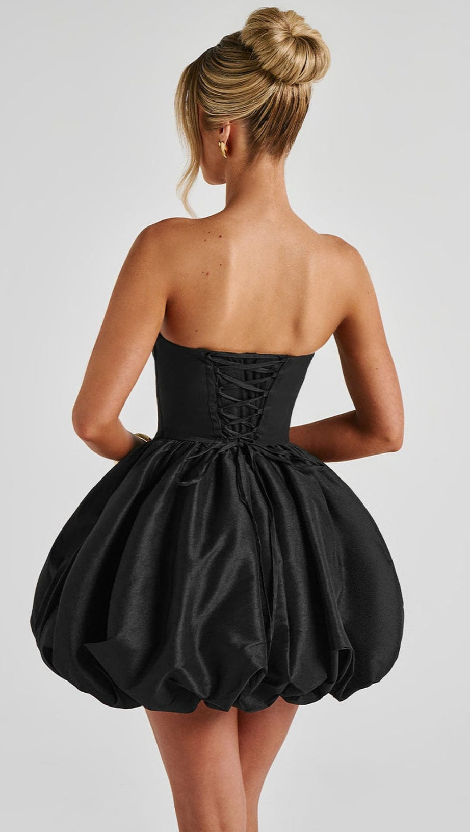 MINI ABITO LOTUS - NERO