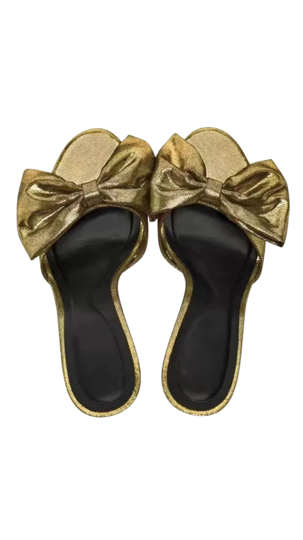 Tacco alto con fiocco - oro