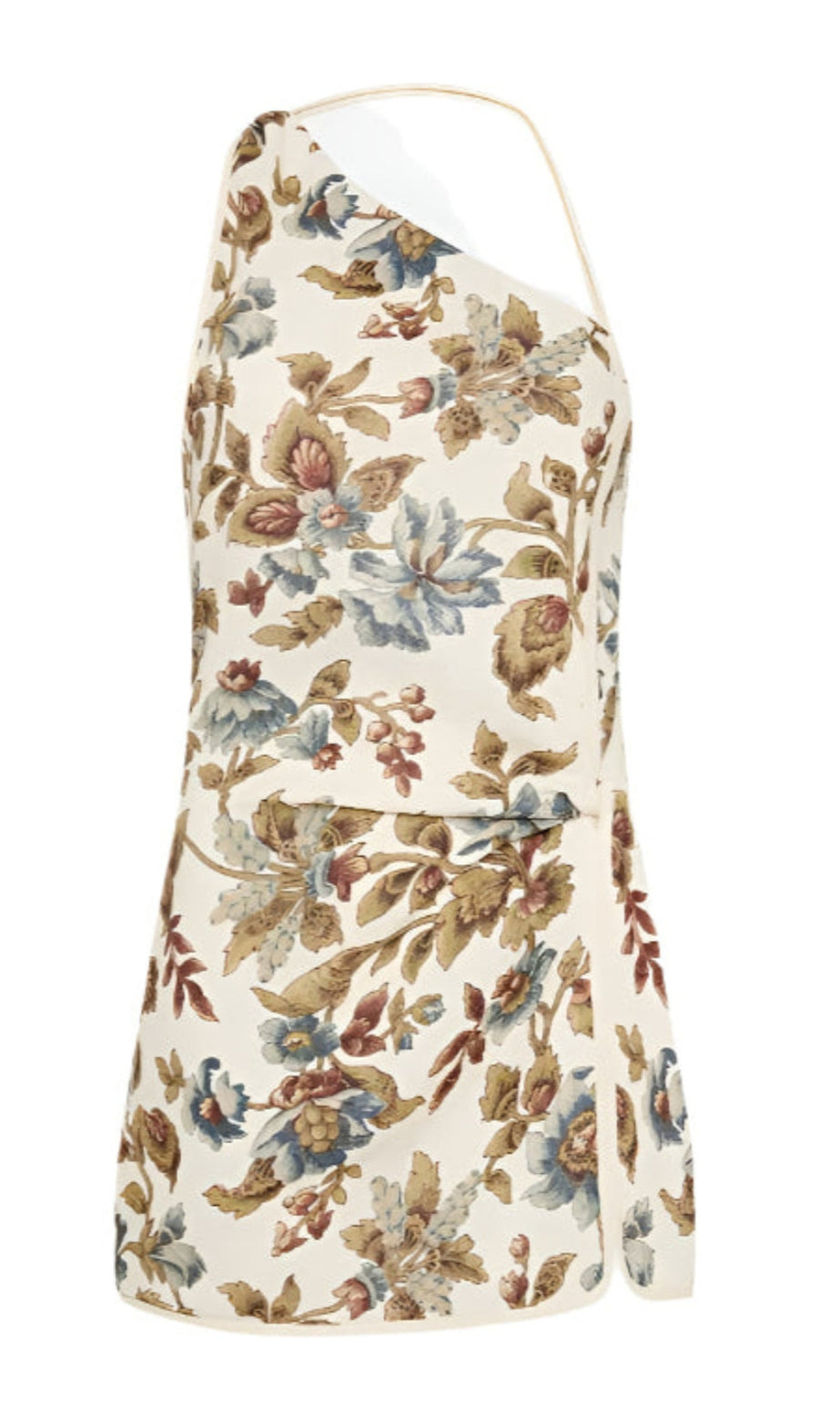 Floral print Asymmetric Mini Dress