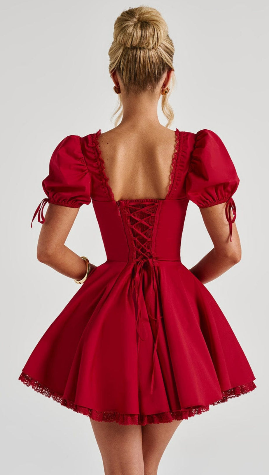 ANNIE MINI DRESS - RED