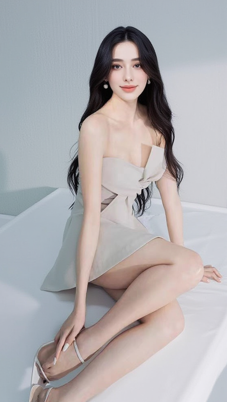 ALBERTA BOWKNOT STRAPLESS MINI DRESS IN CAMEL