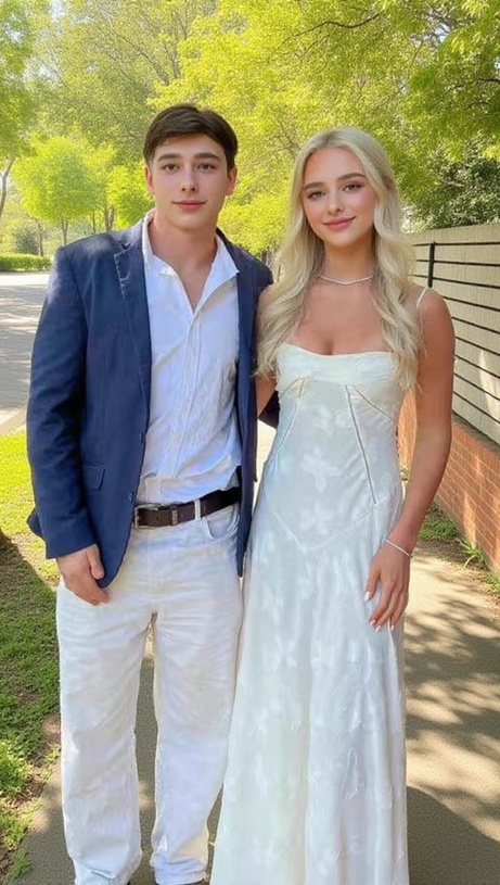 ABITO LUNGO CON FIOCCO FLOREALE 3D BIANCO