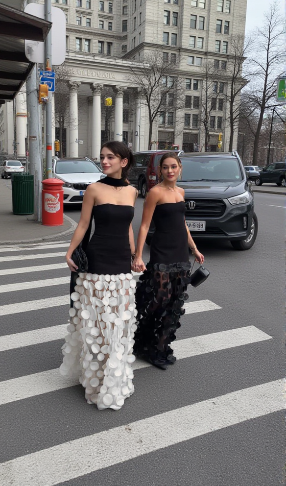 Trägerloses A-Linien-Maxikleid Weiß 