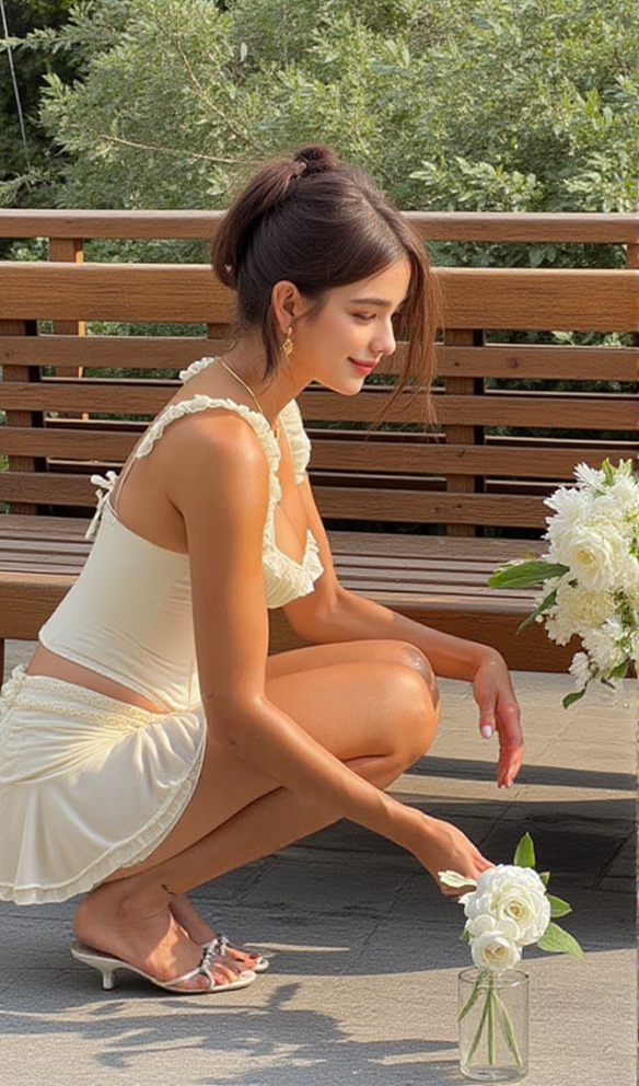 AMELIA CORSET LACE UP RUFFLE SKIRT SET