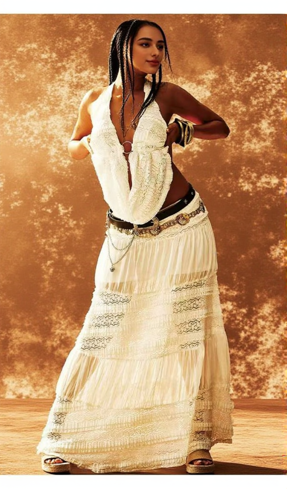 AIIZIE WHITE OPEN BACK SUIT - product image