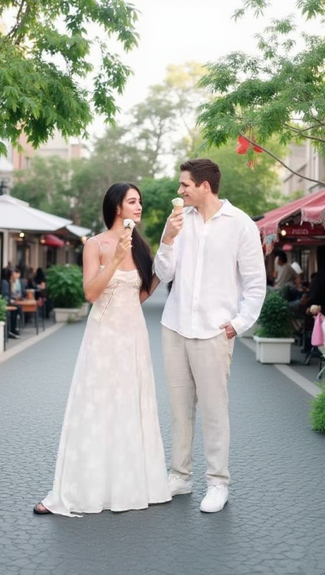 ABITO LUNGO CON FIOCCO FLOREALE 3D BIANCO