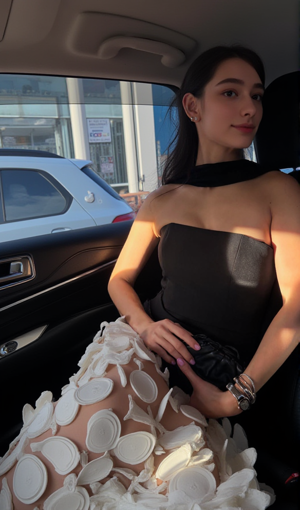 Trägerloses A-Linien-Maxikleid Weiß 