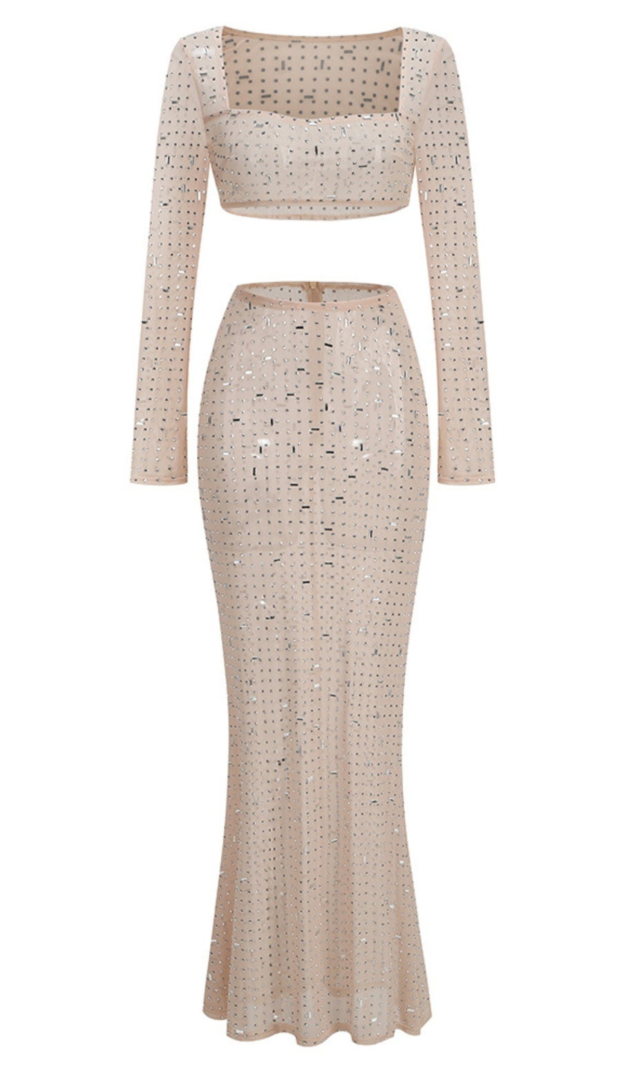 Crystal Dream Mesh Two-Piece Set by Grrly Grrls