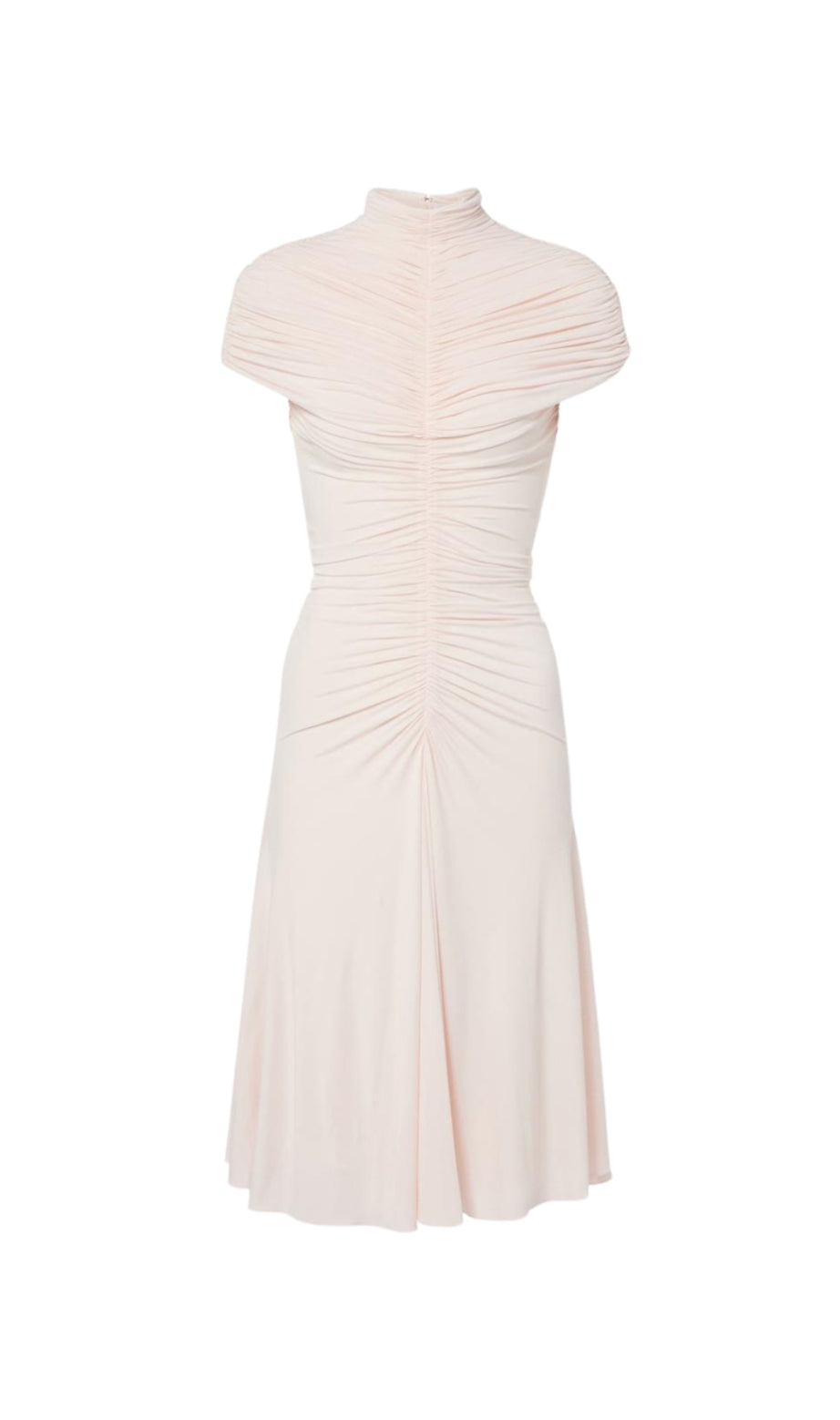 Hiraku gerüschtes Midikleid