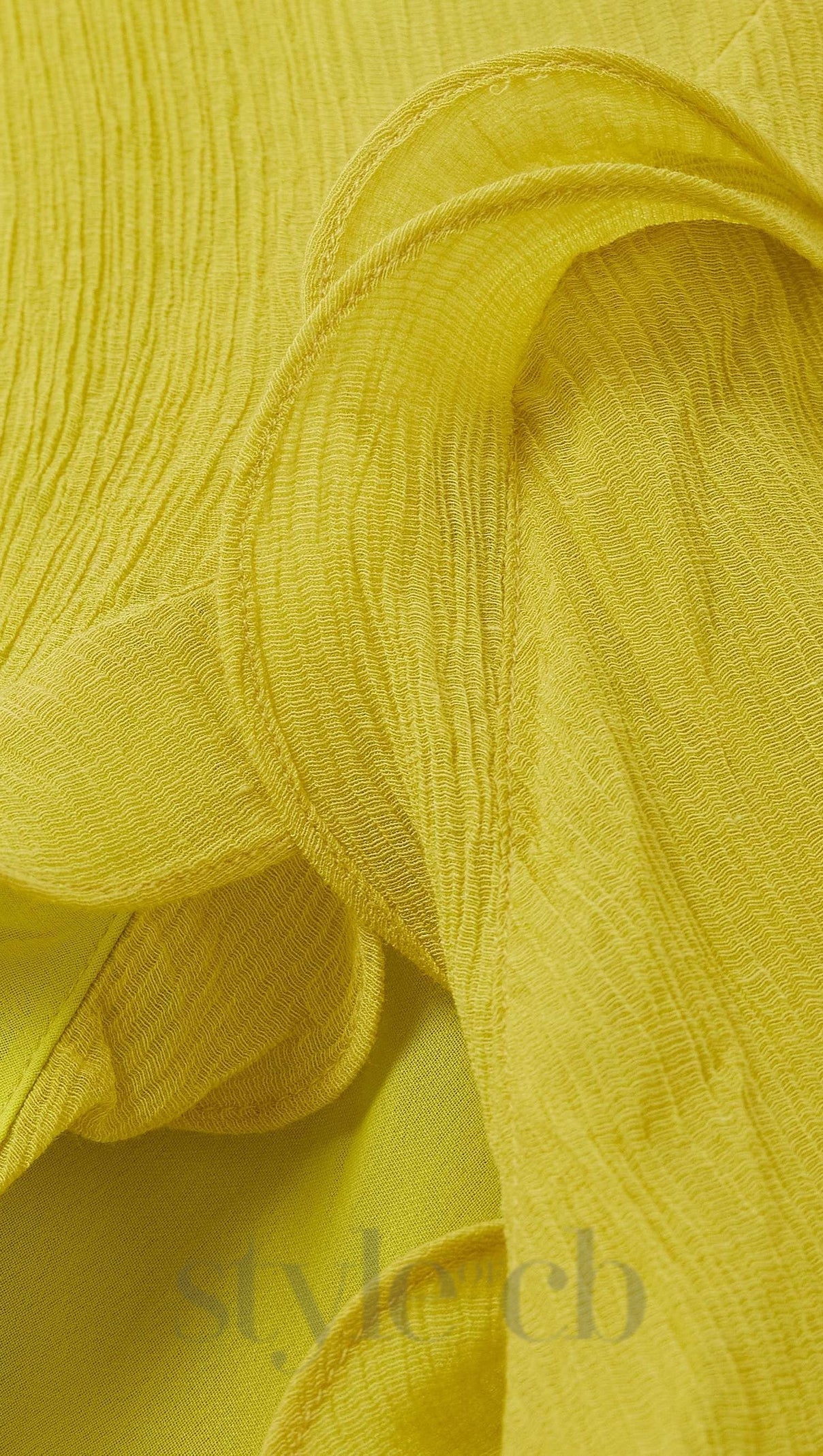 ABITO MONOSPALLA ASIMMETRICO CON TAGLIO TABITHA YELLOW