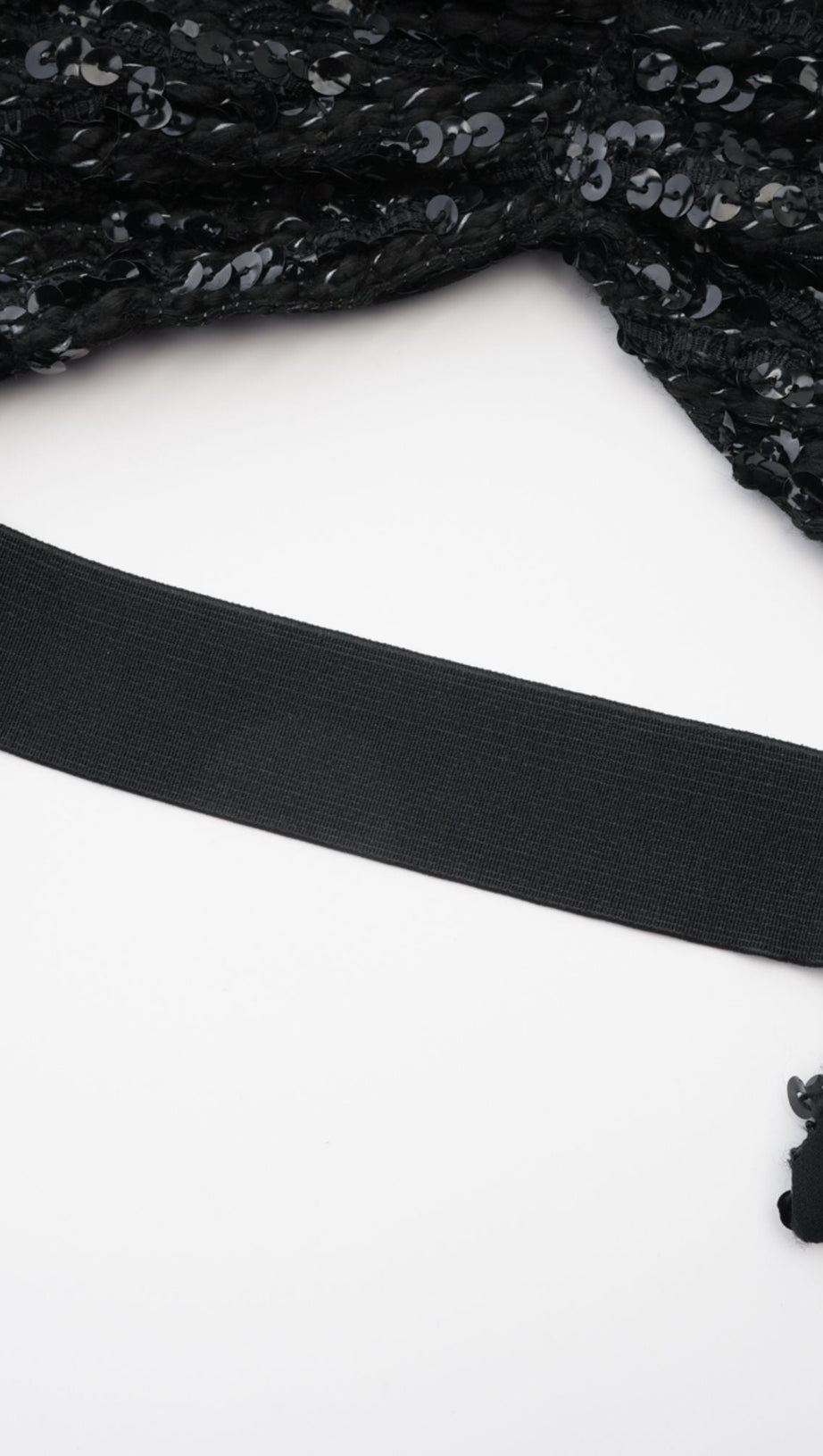 ALMA BUTTERFLY SEQUIN MINI DRESS IN BLACK